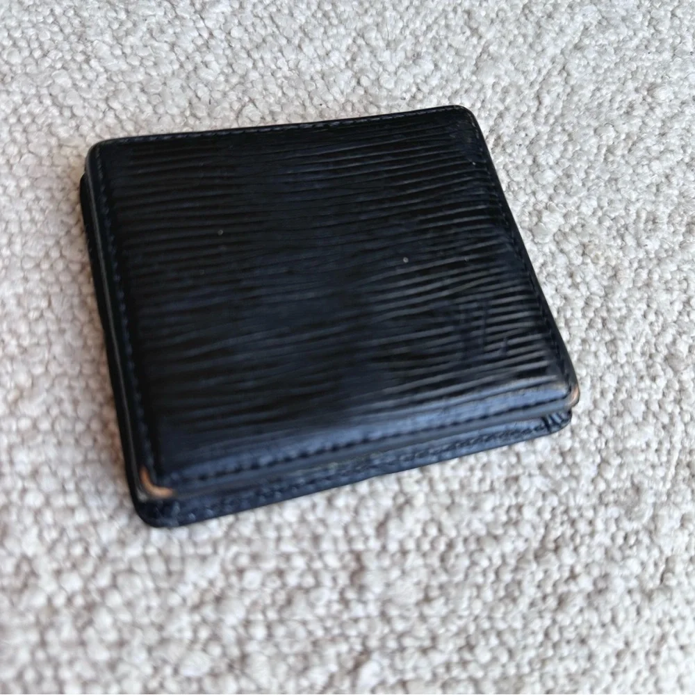 Louis Vuitton Epi Black Vintage Coin Pouch